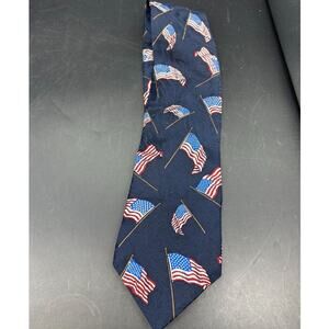 Americana Collection by MMG Corp Mens Tie American Flag Patriotic USA Necktie‎